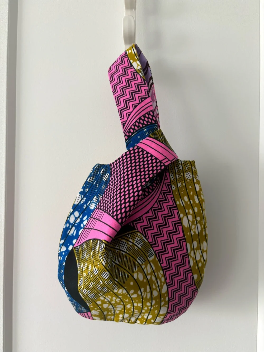 Reversible Print Wristlet Bag & Card Holder